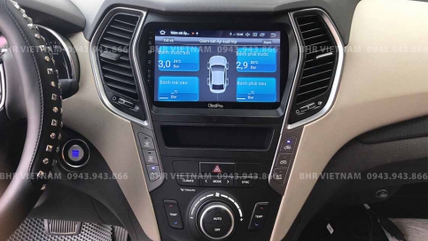 Màn hình DVD Android liền camera 360 xe Hyundai Santafe 2012 - 2018 | Oled Pro X5S 